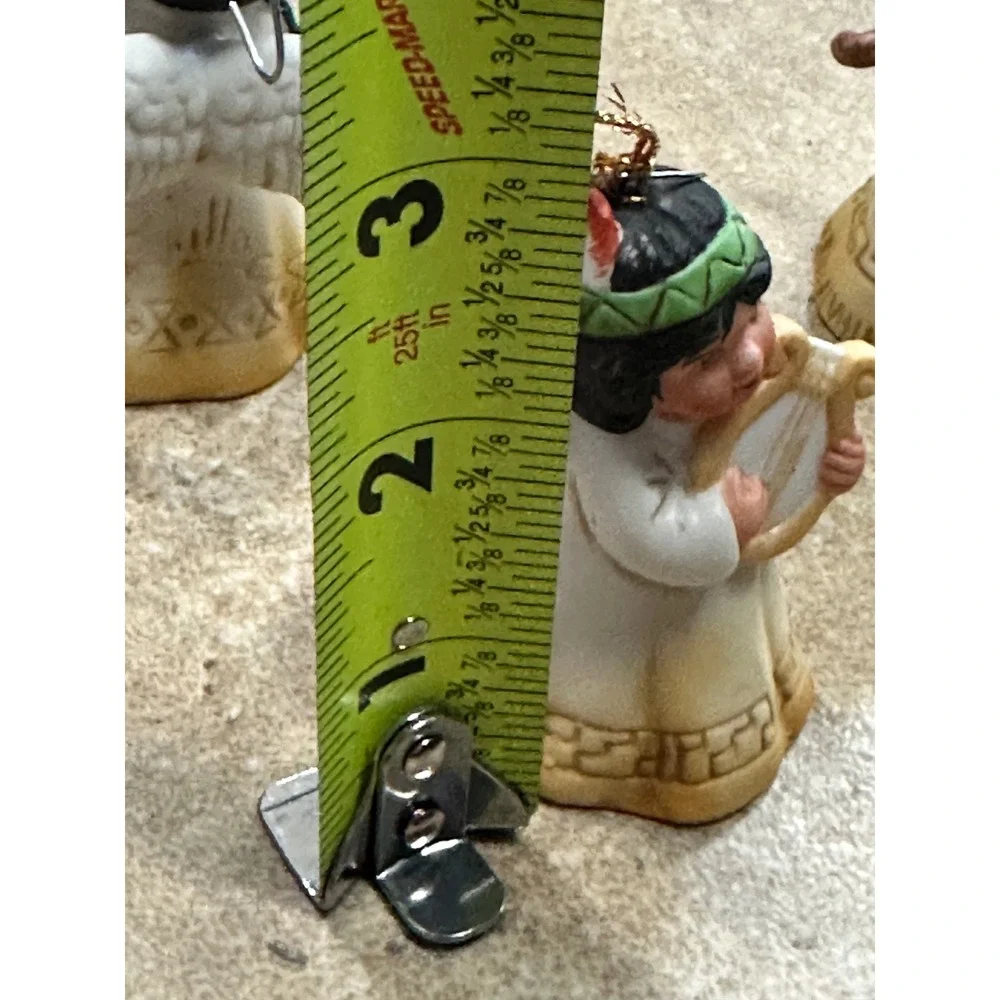 Vague Shadow Sagebrush Bells Native American Angel Ornaments Set Perillo